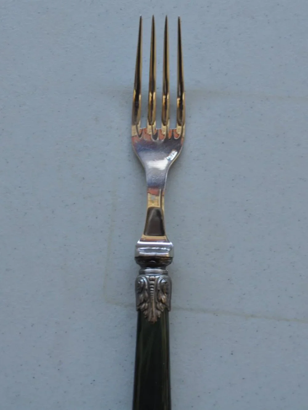 Jean Couzon France Galaxy Green Flatware – 13 Pieces – Rare Discontinued